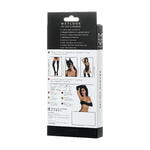 Перчатки Glossy SELINA из материала Wetlook выше локтя, черный, L