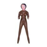 Кукла надувная Dolls-X by TOYFA Michelle, негритянка, с тремя отверстиями, 160 см