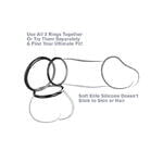 Набор эрекционных колец Fantasy C-Ringz Silicone 3-Ring Stamina Set