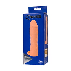 Насадка XLover by TOYFA, для увеличения размера, TPE, телесный, 19 см