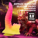 Flame Beast, фаллоимитатор на присоске, серии Power Monsters, 22,5 см