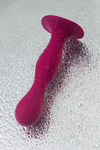 Фаллоимитатор Satisfyer Double Ball-R, силикон, бордовый, 18 см